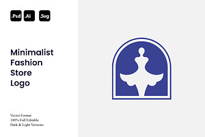 Minimalist Fashion Store Logo, a Branding & Logo Template by Luxury Logos