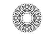 Ornamental Black White Mandala Pack, a Decorative Illustration by NJ Himel (Thumbnail 34 of 103)