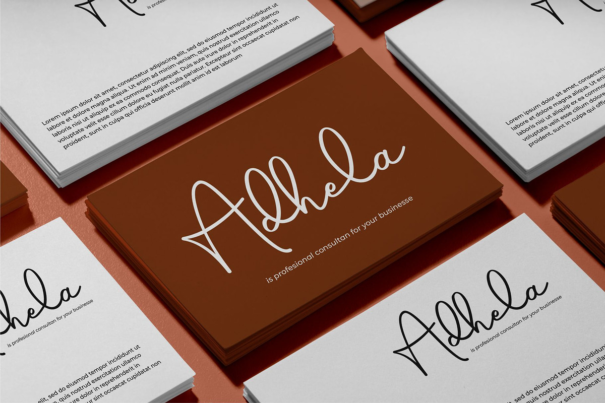 Fathila Hendedson || Script Font, a Script Font by Idea Studio (Photo 2 of 5)