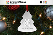 Tree Ornament Mockup - PSD & PNG, a Product Mockup by MelissaBMockups (Thumbnail 1 of 3)