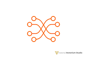 Network Nodes Logo, a Branding & Logo Template by Vectorium Studio (Thumbnail 13 of 16)
