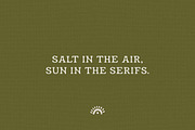 Hossegor - Retro Surf Serif Display, a Serif Font by pixelbuddha.net (Thumbnail 6 of 6)