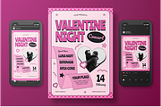 Valentine Concert Flyer Set, a Flyer Template by Annora Studio (Thumbnail 6 of 6)