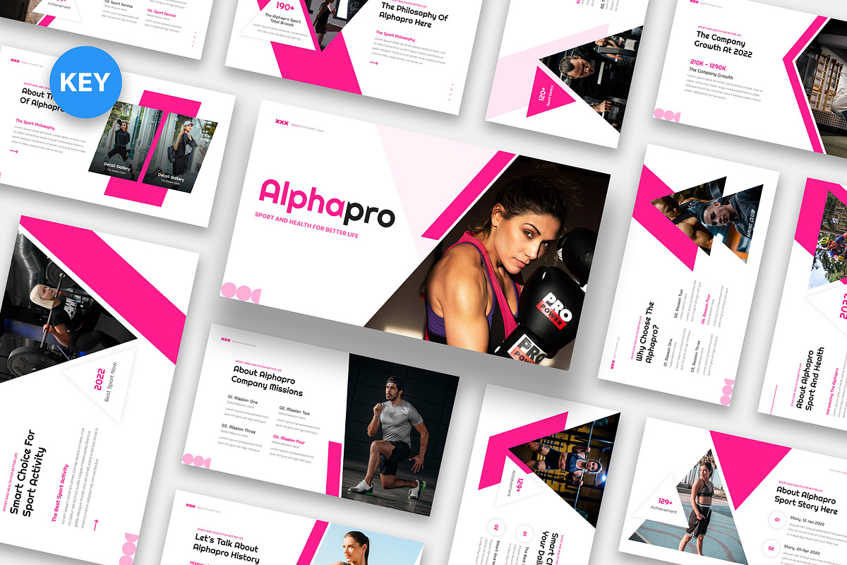 Alphapro Sport Keynote, a Presentation Template by kerismaker (Photo 1 of 6)