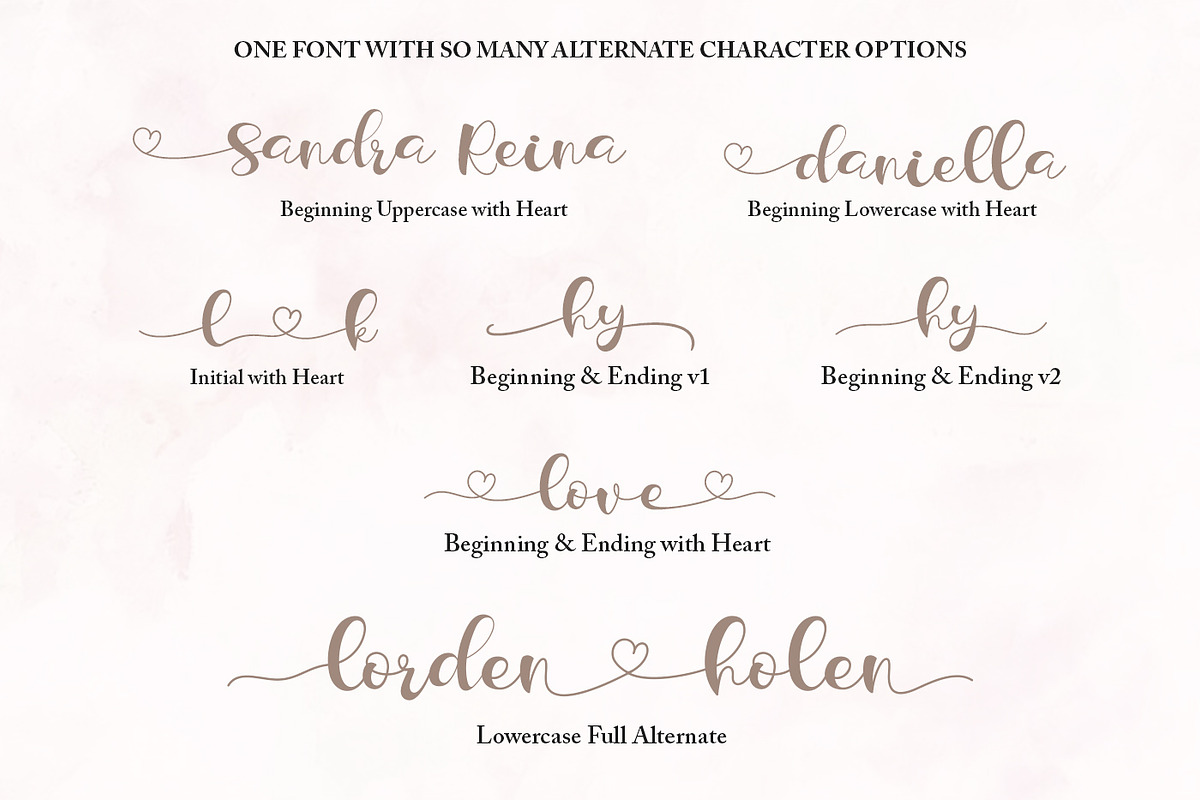 Lorden Holen Lovely Script preview 5