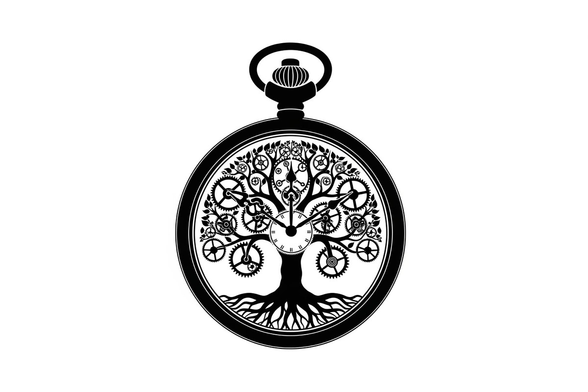 Steampunk Tree of Life Symbol Bundle, an Illustration by yasushie (Photo 28 of 31)