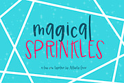 Magical Sprinkles, a Sans Serif Font by Affinity Grove (Thumbnail 13 of 13)