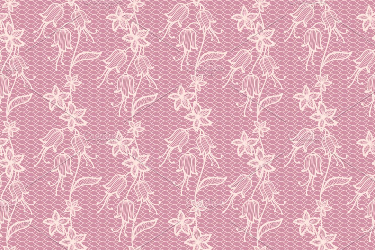lace seamless floral patterns preview 4