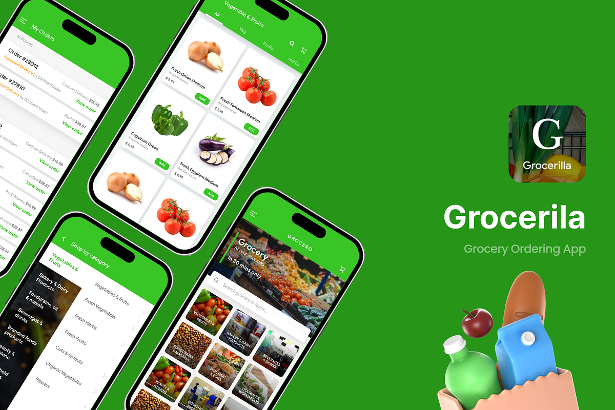 Grocery Ordering App | Grocero