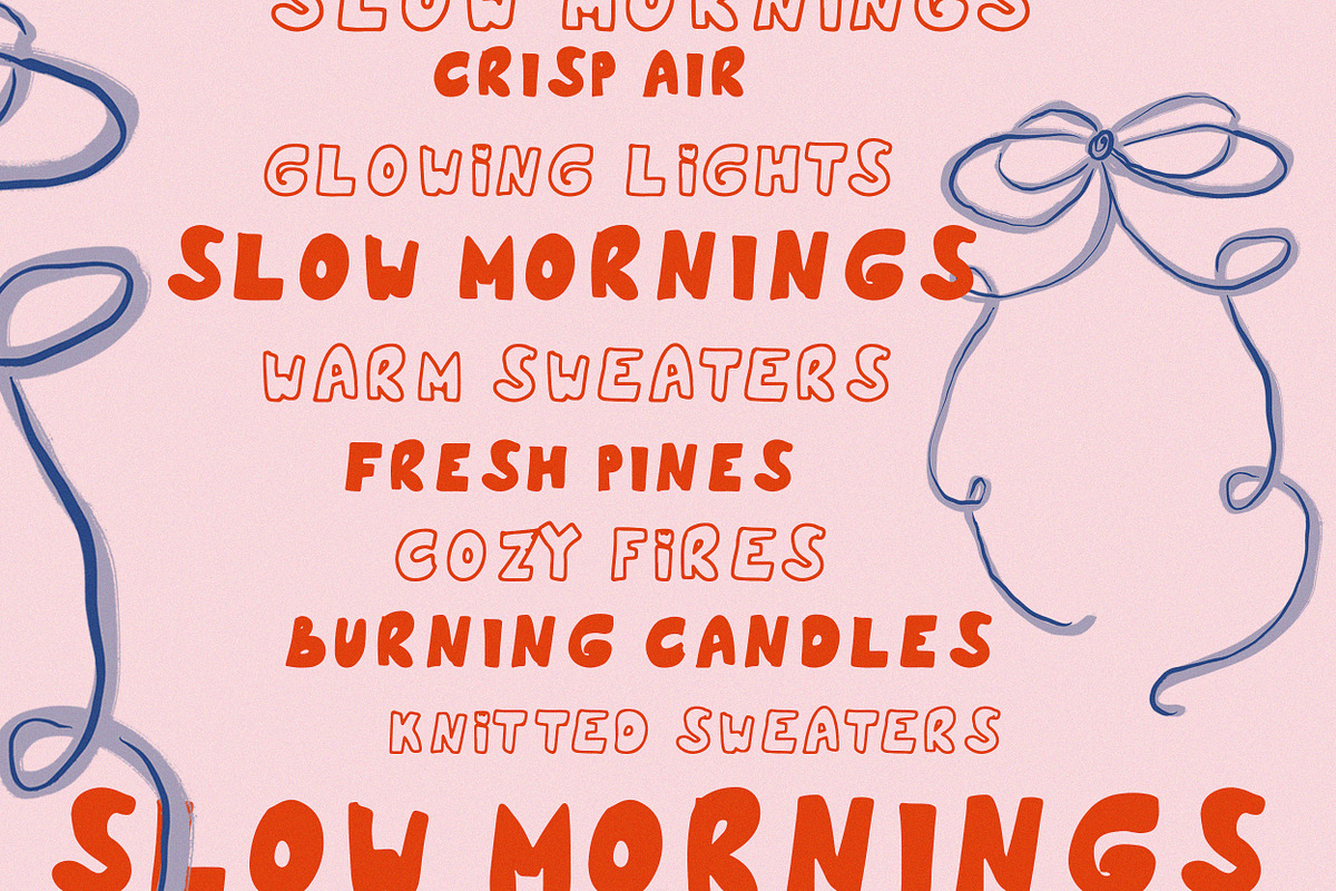 Handmade Font Duo + Christmas Icons, a Handwritten Font by Laras Wonderland (Photo 2 of 13)