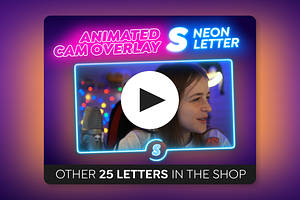 Letter "S" Animated Webcam Overlay