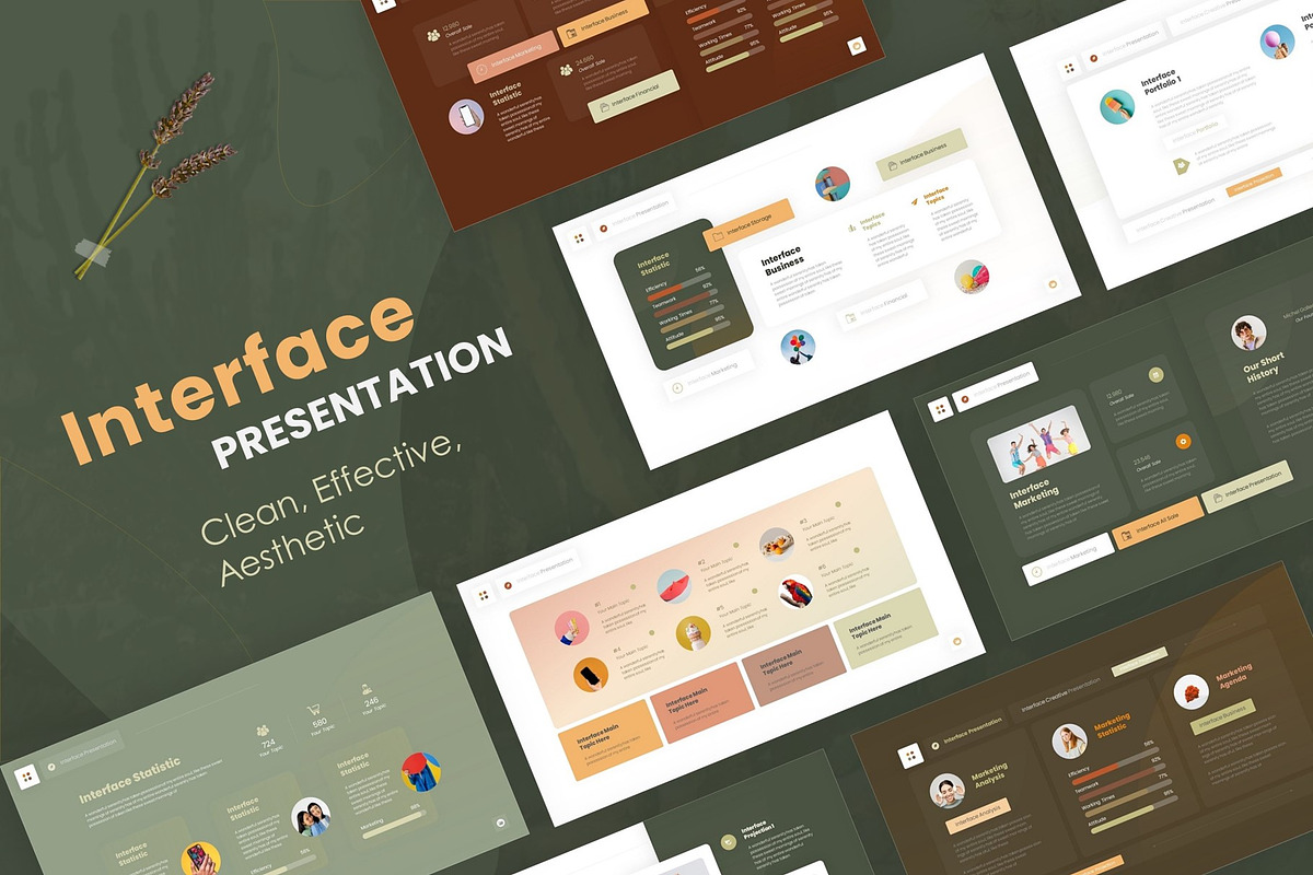 Interface Powerpoint, a Presentation Template by NecrolitSlide (Photo 1 of 12)