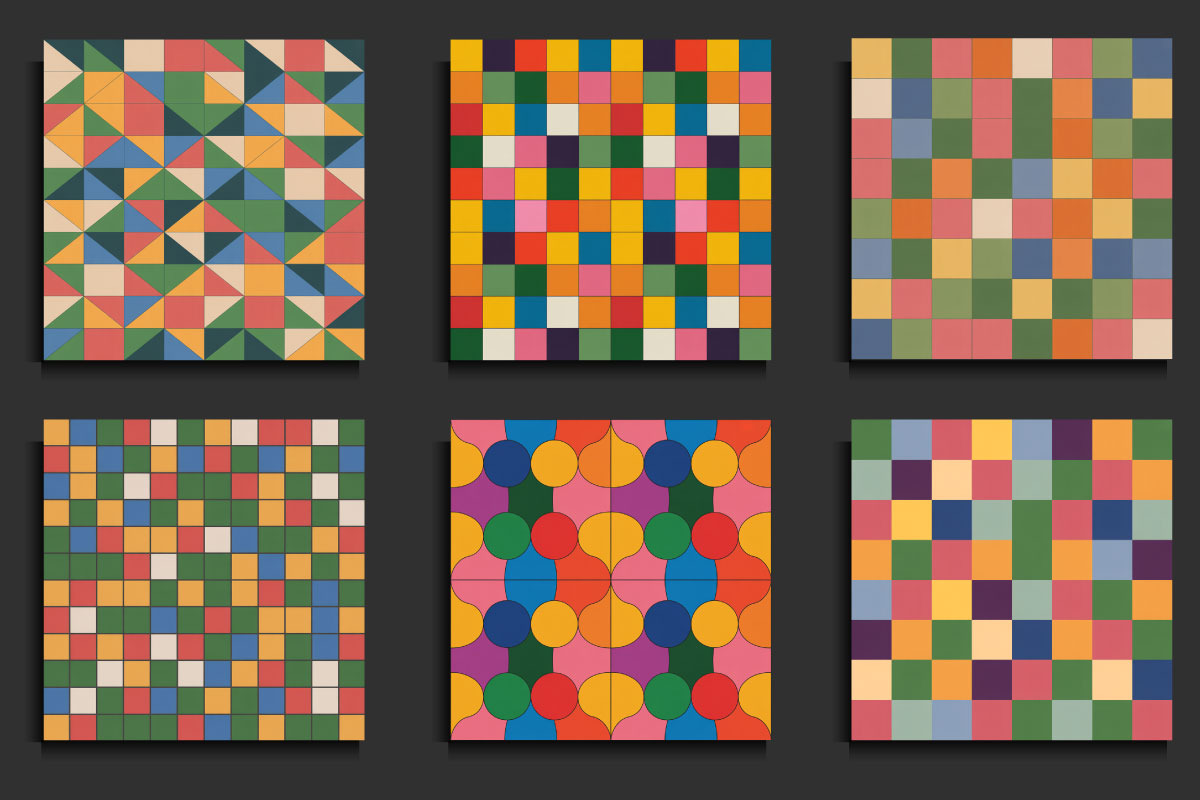 Mosaic Seamless Patterns, a Pattern Graphic by protabsorkar11 (Photo 2 of 4)