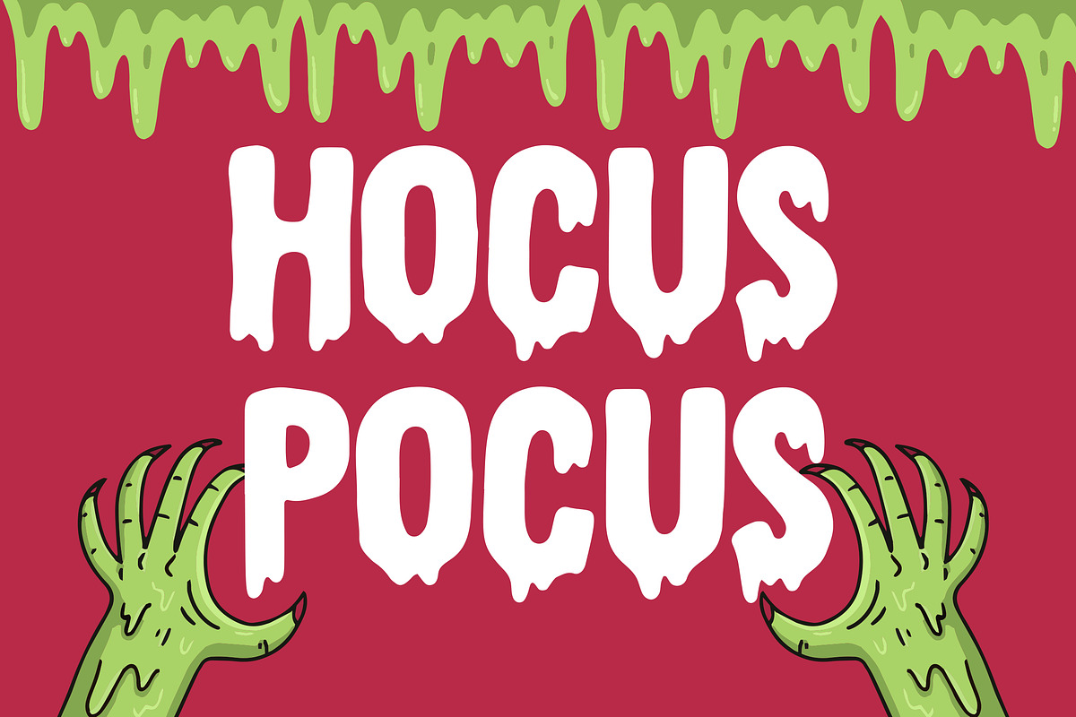 Haluween Fonts | Bloody Effect preview 3