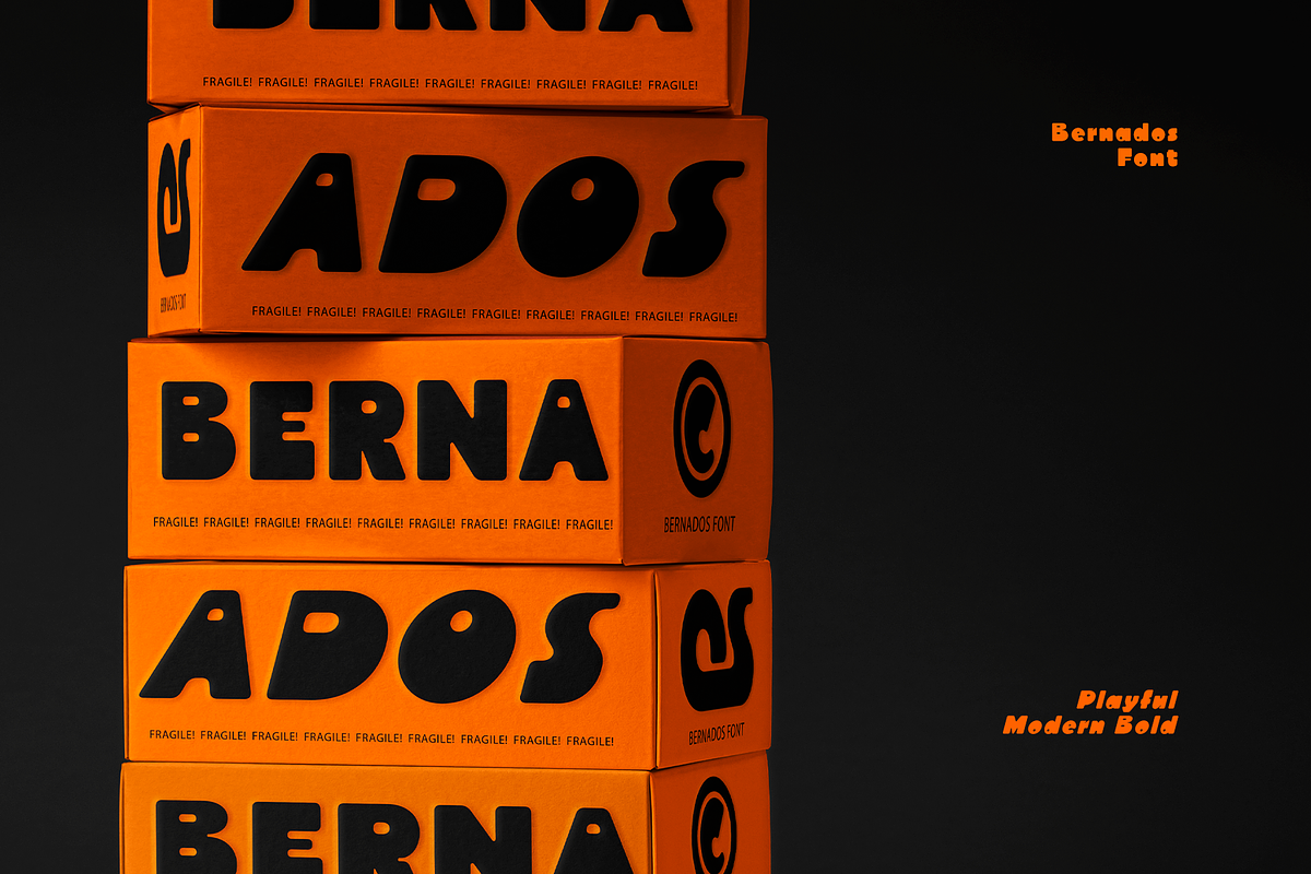 CF Bernados - Bold Display Sans, a Sans Serif Font by Indotype Foundry (Photo 8 of 10)
