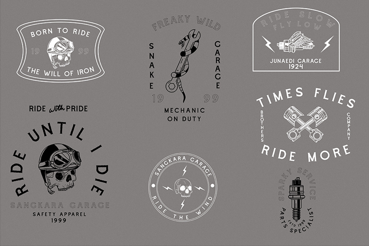 Cascade Motorcycle font, a Serif Font by Angin Studio (Photo 9 of 12)
