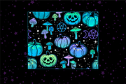 Halloween backgrounds, a Pattern Graphic by Victoria Bat (Thumbnail 5 of 9)