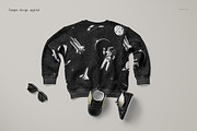 Baby Sweatshirt Mockup Set 2, a Hoody Mockup by creatsy5 (Thumbnail 4 of 11)