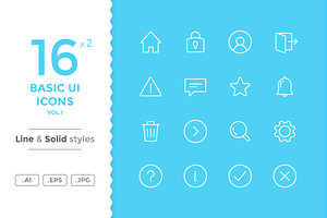 Basic Interface Icons #1