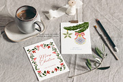 Christmas Folk Art Ornaments & More, a Seasonal Illustration by Inna Moreva (Thumbnail 14 of 16)