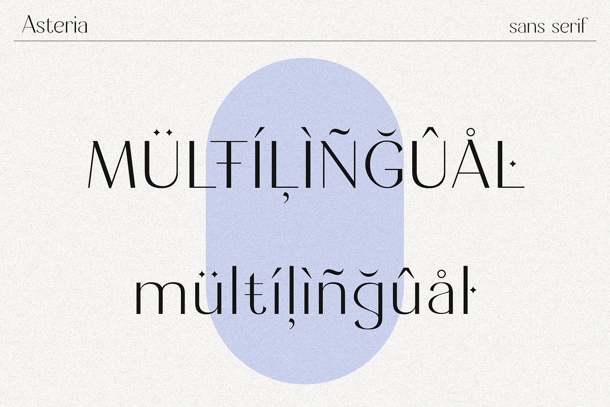 Asteria // A Modern Sans Serif Font, a Sans Serif Font by Megs Lang (Photo 10 of 14)