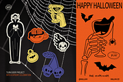 Halloween Doodle Illustrations, a Seasonal Illustration by happpydesign (Thumbnail 5 of 11)