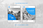 Travel & Tours Canva Post Instagram, a Social Media Template by prajapixels (Thumbnail 2 of 6)