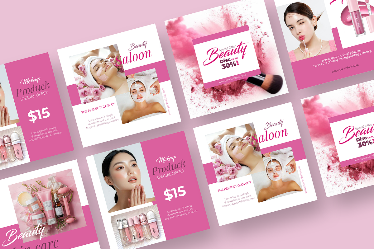 Beauty - Instagram Post Template, a Social Media Template by UnicodeID (Photo 2 of 4)