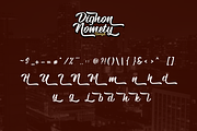 Dighon Nomety Font, a Script Font by Onotype (Thumbnail 5 of 5)