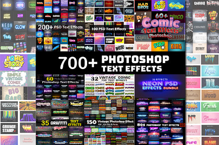 Photoshop Text effects Bundle