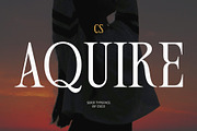 CS Aquire – Condensed Font, a Serif Font by Craft Supply Co. (Thumbnail 1 of 8)