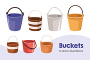 Buckets, household tools set, an Object Illustration by Good Studio (Thumbnail 1 of 5)