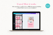 Pink Blogger Instagram Stories Canva, a Social Media Template by Crevo Studio (Thumbnail 2 of 8)