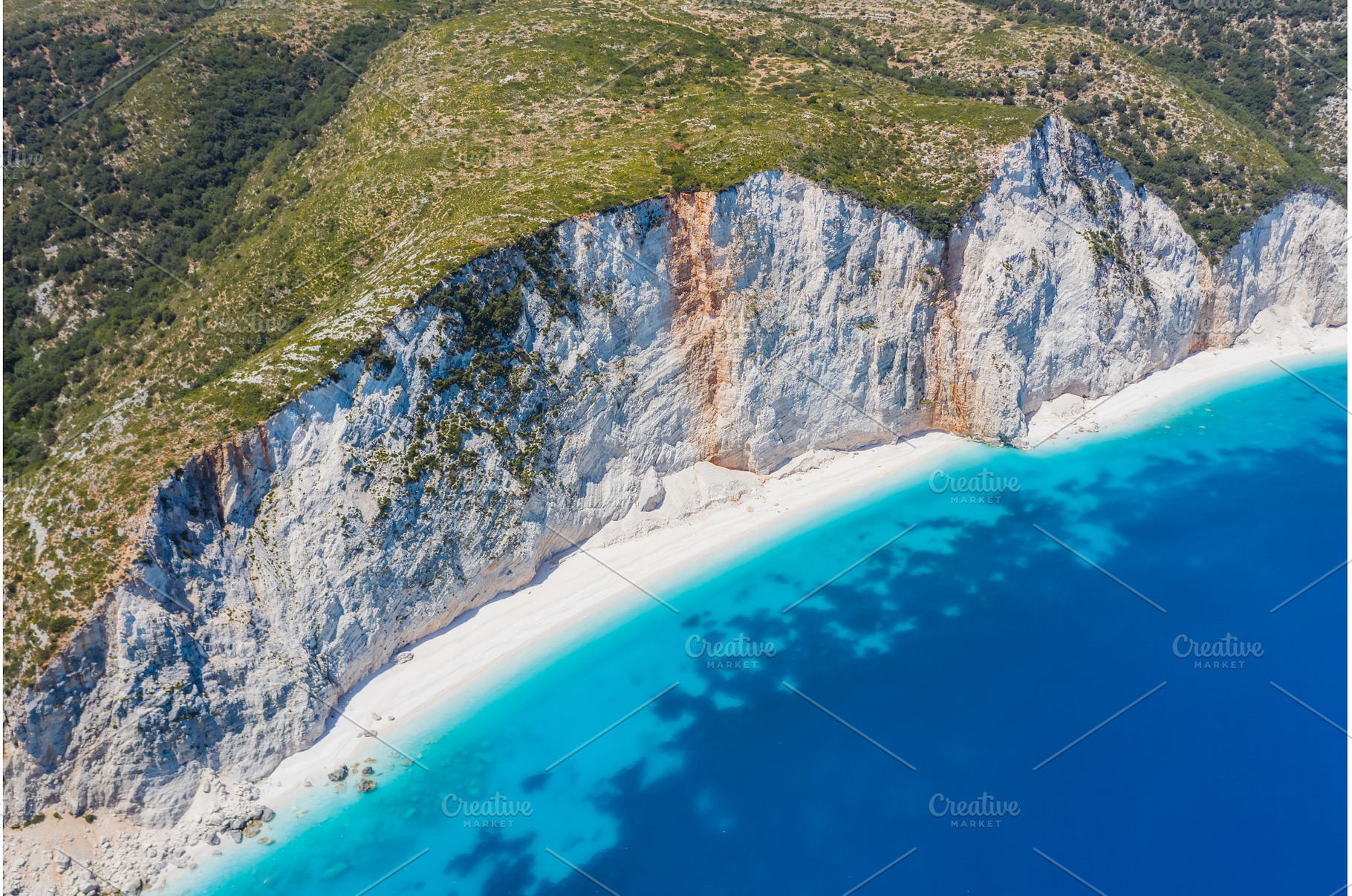 Remote and hidden Fteri beach in, a Nature Photo by Igor Tichonow