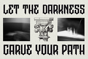 Graen Metal - Branding Logo Font, a Blackletter Font by Nirmana Visual (Thumbnail 4 of 16)