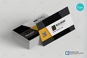 Construction Canva Business Card 07, a Business Card Template by PSDPixel (Thumbnail 3 of 4)