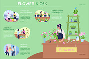 Flower kiosk flat color template, a Poster Template by IMG visuals characters (Thumbnail 5 of 5)