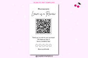 QR Code, Scan To Pay Sign Template, a Social Media Template by Cherry Paper Co (Thumbnail 3 of 6)