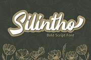 Silintho - Bold Script font, a Script Font by Attype (Thumbnail 1 of 8)