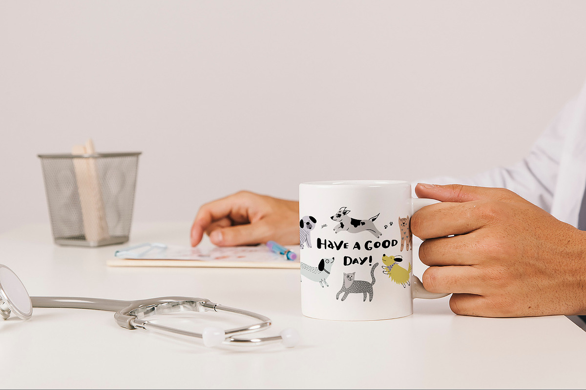 Cats and dogs! Set-2, a Background Graphic by Alona Savchuk (Photo 11 of 16)