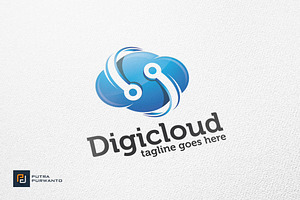 Digicloud / Cloud - Logo Template