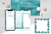 Marine Watercolor Collection, a Texture Illustration by WinWinFolly (Thumbnail 6 of 7)