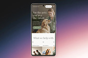 Veterinary Clinic Framer Template, a Landing Page Template by vatesdesign (Thumbnail 3 of 3)