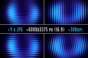 Glass Fractal Effect Neon Set