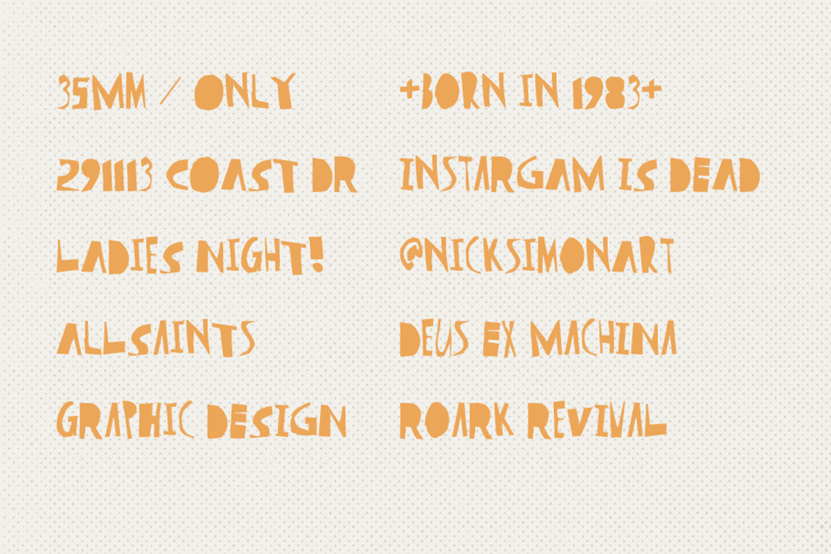 Paper Cut, a Handwritten Font by Nick Simon Art (Photo 4 of 5)