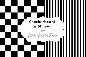 Checkerboard & Stripes Seamless File