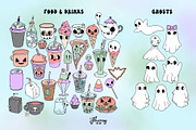Pastel Goth Halloween creepy bundle, a Seasonal Illustration by Huxmay (Thumbnail 7 of 16)