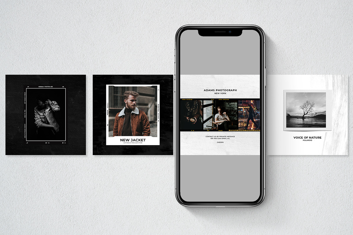 Film Frame Bundle, a Social Media Template by Analogi Studio (Photo 6 of 53)
