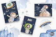 Space astronauts kids clipart, an Illustration by Tita Creative Studio (Thumbnail 4 of 7)
