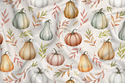 Autumn Pumpkins Seamless Pattern, a Pattern Graphic by Kreeya Art Shop (Thumbnail 9 of 13)
